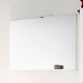 Westerbergs Motion Square 1200 speil, 120x68,5 cm, hvit høyglans