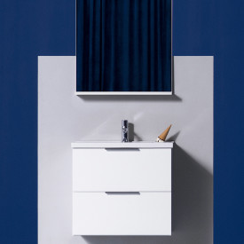 Hafa Shape 600 compact servantskap, 60x38x54 cm, hvit matt