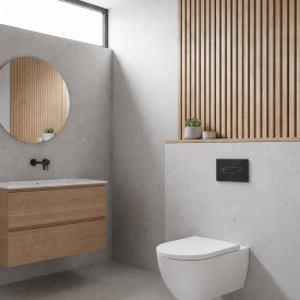 Cosani Coba væghængt toilet, uden skyllekant, hvid
