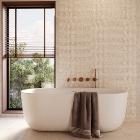 Damixa Silhouet BS2 indbygget brusesystem, indbygget bronze