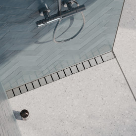 Hansgrohe RainDrain Go komplett golvbrunn, 800 mm, Ø50 mm, 800 mm