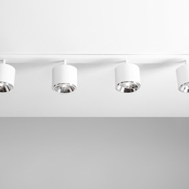 Aldex Bot loftslampe, 2xGu10, hvid