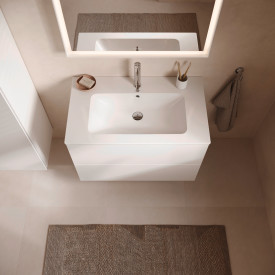 Duravit L-Cube tvättställsunderskåp, 82x48 cm, matt vit
