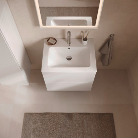 Duravit L-Cube tvättställsunderskåp, 62x48 cm, vit högglans