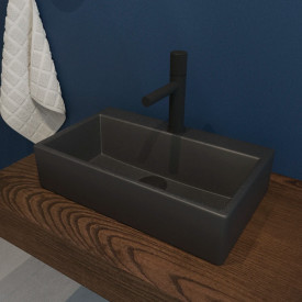 Lavabo Boxo 1080 Slim hÄndvask, 50,5x31 cm, mat sort