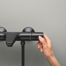 Grohe Precision Trend badekarbatteri, matt sort