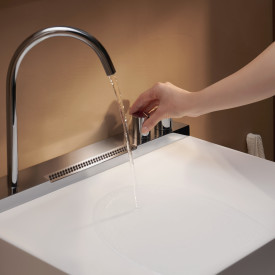 Hansgrohe Avalegra Aquaunit servant med armatur, 58x47,5 cm, krom
