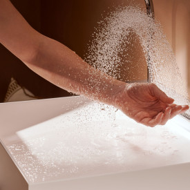 Hansgrohe Avalegra Aquaunit servant med armatur, 58x47,5 cm, gull