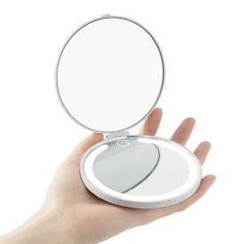Wilfa EC MI5W-7 makeup spejl, Ø10 cm, hvid
