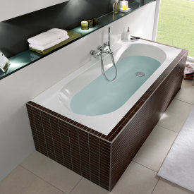 Villeroy & Boch Oberon badekar for innbygging, Quaryl, 160x75 cm, hvit