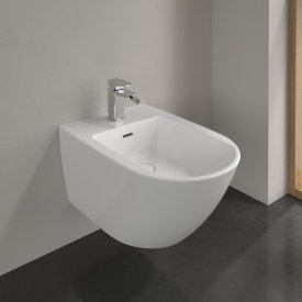 Villeroy & Boch Subway 3.0 vegghengt bidé, CeramicPlus, 37,5x56 cm, hvit