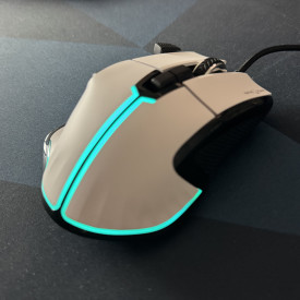 White Shark Marrok gaming mus, hvid