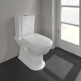 Villeroy & Boch Hommage toalettpakke, med sisterne og sete, CeramicPlus, hvit