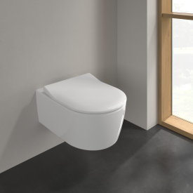 Villeroy & Boch Avento toalettpakke, med sete, hvit