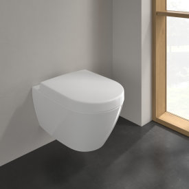 Villeroy & Boch Subway 2.0 ViFresh vegghengt toalett, uten spylekant, med CeramicPlus, hvit