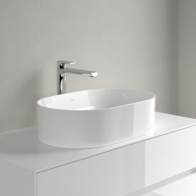 Villeroy & Boch Collaro toppmontert servant, u/overløp, CeramicPlus, 56x36 cm, hvit