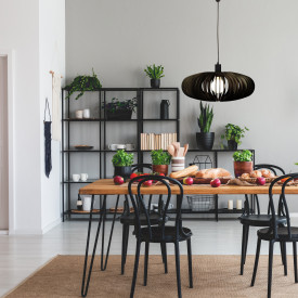 Aneta Lighting Arcos pendel, sort træ