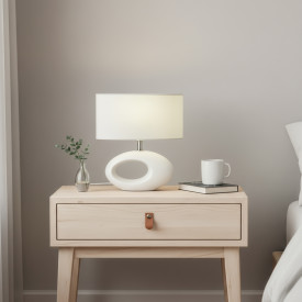 Aneta Lighting Olina bordlampe, hvid