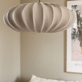 Aneta Lighting Mamsell pendel, grå, Ø55 cm