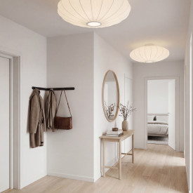 Aneta Lighting Mamsell loftlampe, hvid, Ø55 cm