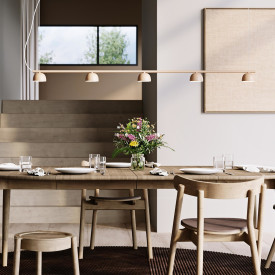 Northern Blush langbordspendel, beige, 90 cm