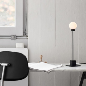 Northern Snowball bordlampe, hvid