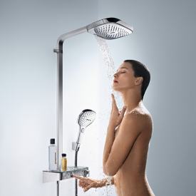 Hansgrohe Raindance Select E 300 brusesæt, krom/hvid