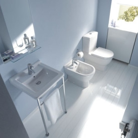 Duravit Starck 3 bidé, golvstående, rengöringsvänlig, vit