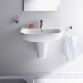 Duravit D-Code håndvask, 65x50 cm, hvid