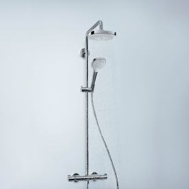 Hansgrohe Croma Croma Select E 180 brusesæt, krom/hvid