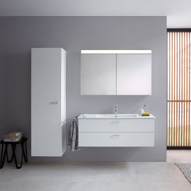 Duravit XBase højskab, 40x176 cm, venstre, mat hvid