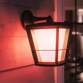 Philips Hue Econic utendørs vegglampe, ned