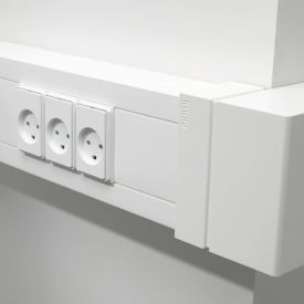 Rehau Signa installationskanal 2 meter, 70/130, perlehvid