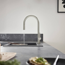 Hansgrohe Talis M54 köksblandare, utdragbar pip, krom