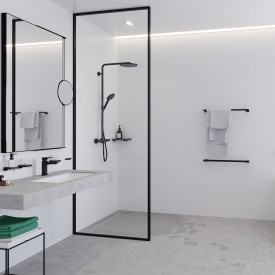 Hansgrohe Metropol 110 tvättställsblandare, matt svart