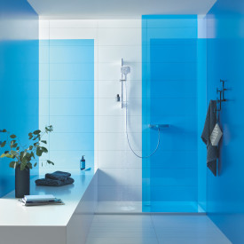 Grohe Rainshower SmartActive 130 Cube duschset, krom