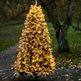 Sirius Anton kunstigt juletræ med lys, 210 cm