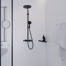 Hansgrohe AddStoris brusehylde, mat sort