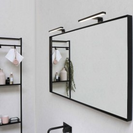 Sanibell Basicline spegellampa, svart
