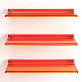 Kartell Laufen Shelfish hylde, 45x11,5 cm, orange