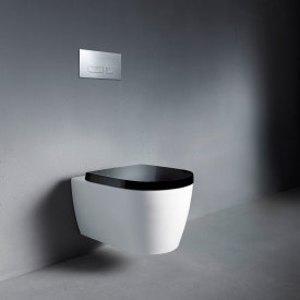 Duravit ME by Starck Compact toiletsæde, soft close, aftagelig, sort