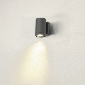 SLV Enola Round udendørs væglampe, 15 cm