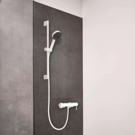 Hansgrohe Finoris brusearmatur, mat hvid