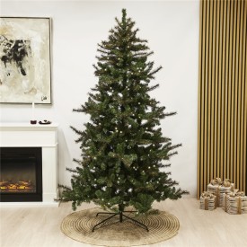 Nordic Winter Fryd kunstigt juletræ med lys, 180 x 120 cm
