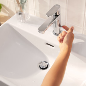 Hansgrohe Rebris S 110 tvättställsblandare, krom