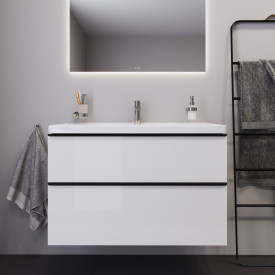 Duravit D-Neo möbelpaket, 100x48 cm, högglans vit