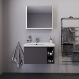 Duravit D-Neo tvättställ, 80x48 cm, vänster, vit