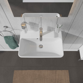 Duravit Me by Starck Compact håndvask, 60x40 cm, hvid