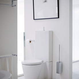 Cosmic Metric toiletrulleholder, krom