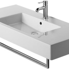 Duravit Vero håndklædeholder til håndvask, 101 cm, krom